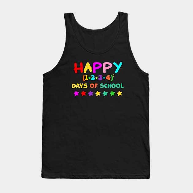 Happy 100 days of school Tank Top by A Zee Marketing